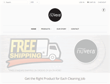 Tablet Screenshot of nuveraproducts.com